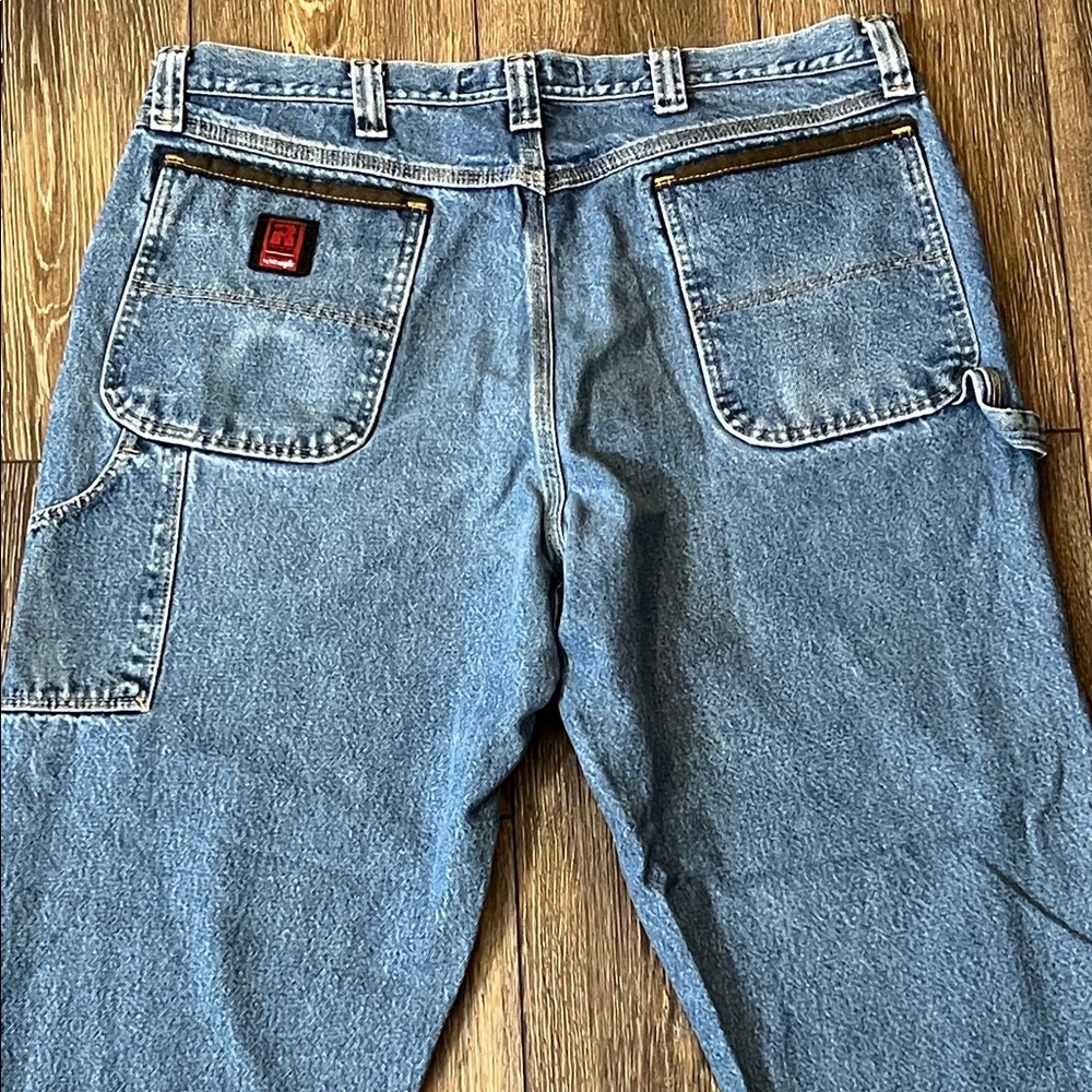 Wrangler Riggs Workwear FR Blue Jeans, pants 3W020 A1 38x32 100% cotton - Picture 5 of 14
